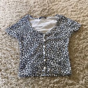 Brandy Melville cheetah top